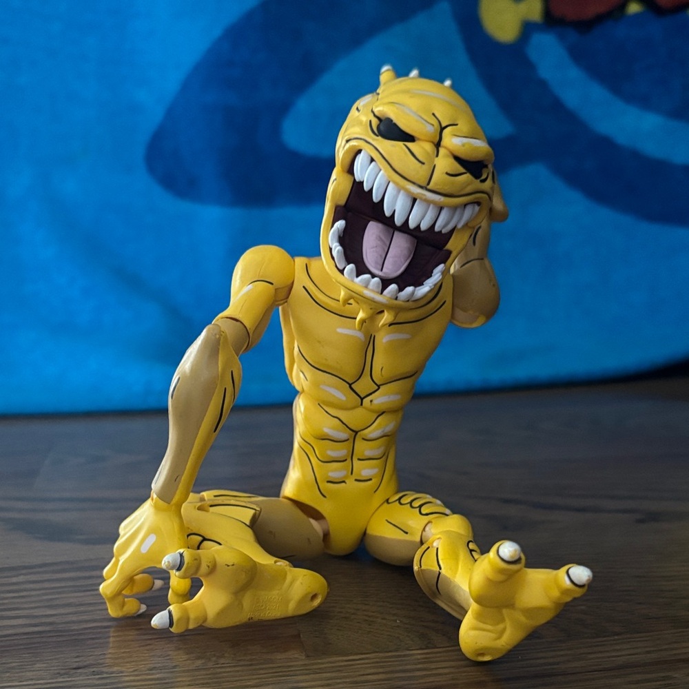 Yellow Monster Articulated Figure - Funny Poseable Collectible